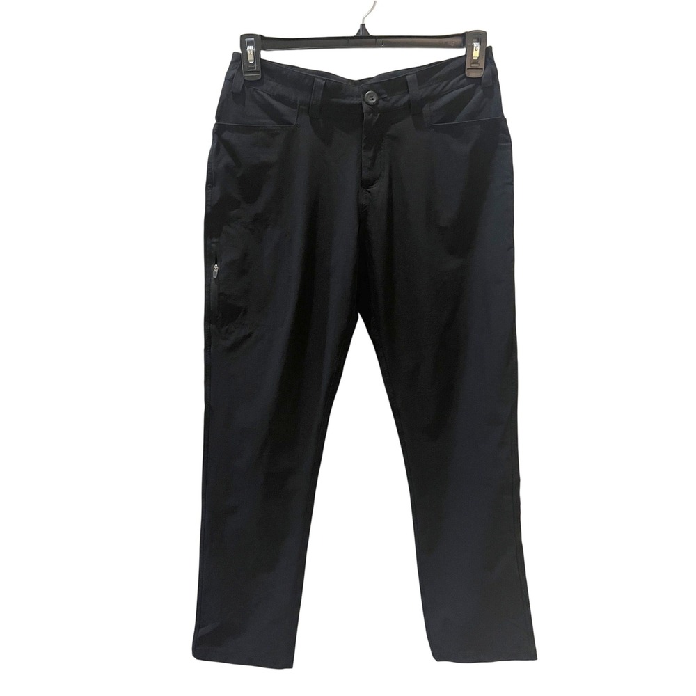 Willit Womens Black Hiking Pants Size 6 Straight Leg Stretch Lightweight Outdoor